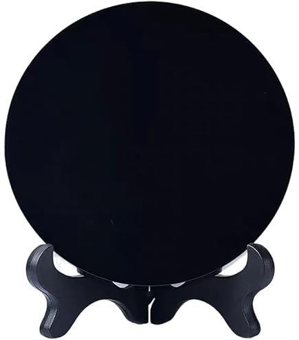 Amazon.co.jp: AGERYU 黒曜石スクライミラー 黒曜石ミラー スタンドと